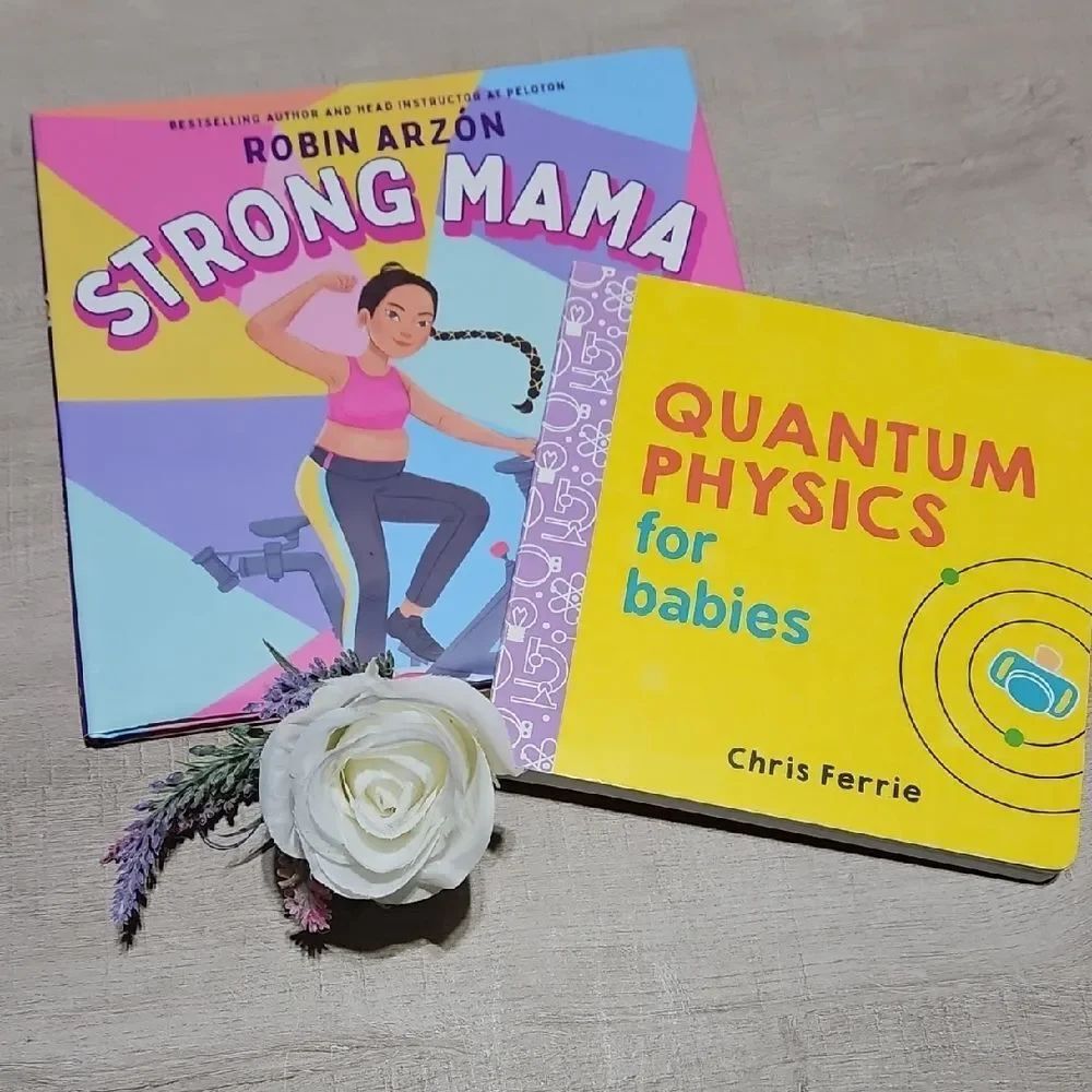 New Mom Book Set: Strong Mama & Quantum Physics for Babies